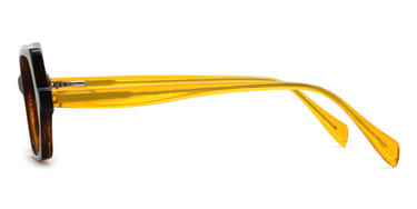 Woodgrain Antonella Glasses - Rectangle Glasses
