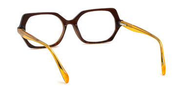 Woodgrain Antonella Glasses - Rectangle Glasses