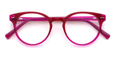 Wine Pink Baylee Glasses - Oval Glasses