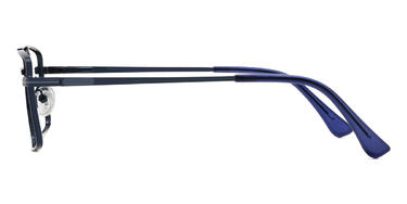Navy Blue Bronte Glasses - Aviator Glasses