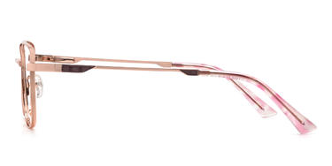 Rose Gold Esperanza Glasses - Rectangle Glasses