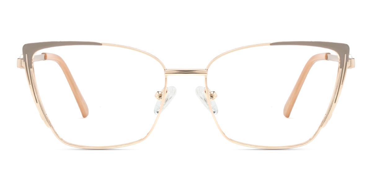 Zlato šedá Hetty - Cat Eye Glasses