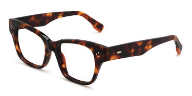 Tortoiseshell Haskell Glasses - Rectangle Glasses