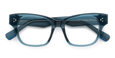 Blue Haskell Glasses - Rectangle Glasses