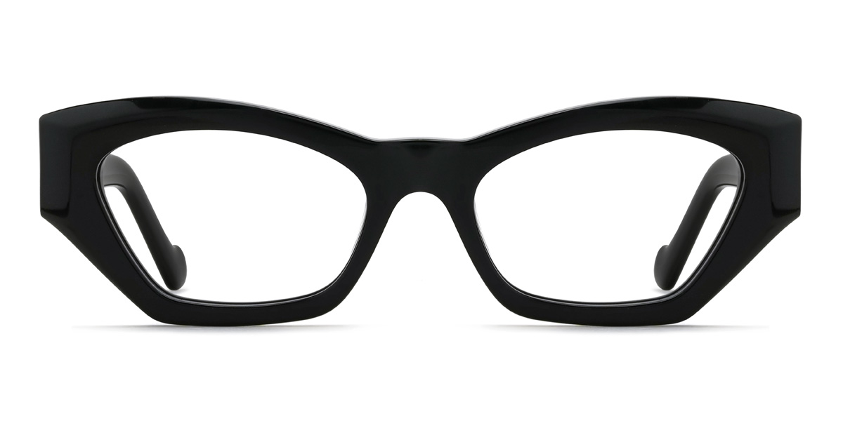 Black Sileidy - Rectangle Glasses