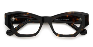 Tortoiseshell Sileidy Glasses - Rectangle Glasses