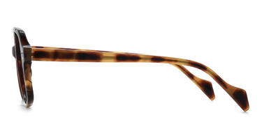 Deep Tortoiseshell Vilma Glasses - Rectangle Glasses