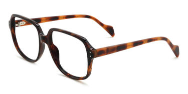 Deep Tortoiseshell Vilma Glasses - Rectangle Glasses