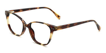 Tortoiseshell Caitlin Glasses - Cat Eye Glasses