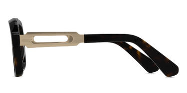 Deep Tortoiseshell Alderman Glasses - Aviator Glasses