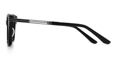 Black Joaquin Glasses - Rectangle Glasses