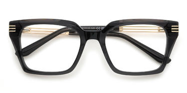 Deep Grey Joaquin Glasses - Rectangle Glasses
