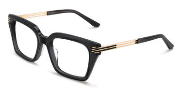Deep Grey Joaquin Glasses - Rectangle Glasses