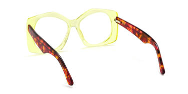 Yellow Chasen Glasses - Oval Glasses